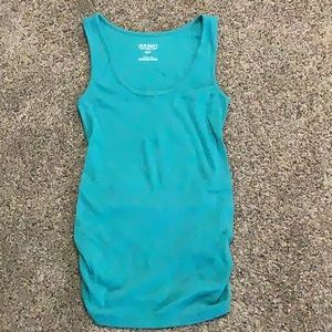 Womens old navy maternity tank size Med green